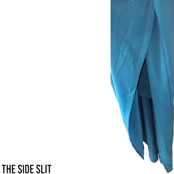 I'm TORRIDโPlus Size Maxi Stretch Crepe V- Neck Column Dress Size 20 - Picture 7 of 16